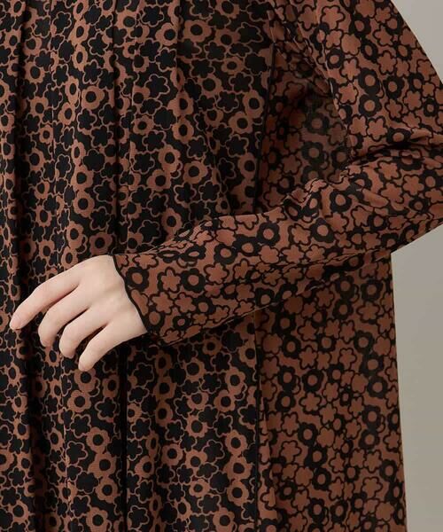 HIROKO KOSHINO / ヒロココシノ チュニック | 小花モチーフプリントチュールチュニック/日本製/洗える | 詳細5