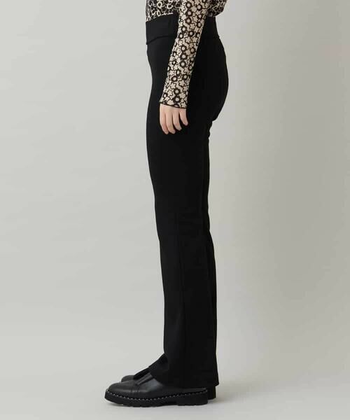 HIROKO KOSHINO / ヒロココシノ チノ・ワークパンツ | 裾スリットストレッチシルエットパンツ/日本製/洗える | 詳細1