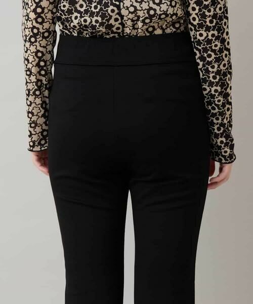 HIROKO KOSHINO / ヒロココシノ チノ・ワークパンツ | 裾スリットストレッチシルエットパンツ/日本製/洗える | 詳細5