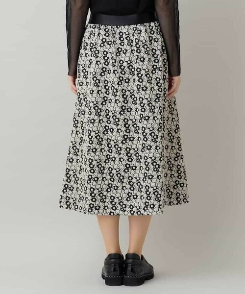 HIROKO KOSHINO / ヒロココシノ ロング・マキシ丈スカート | 小花モチーフジャカードデザインスカート/日本製 | 詳細2