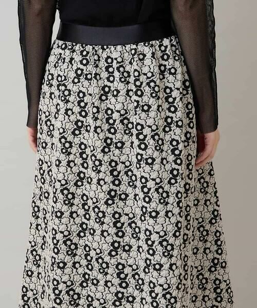 HIROKO KOSHINO / ヒロココシノ ロング・マキシ丈スカート | 小花モチーフジャカードデザインスカート/日本製 | 詳細5