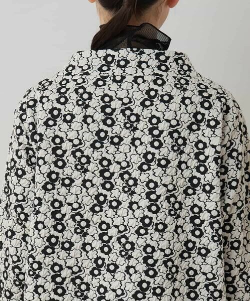 HIROKO KOSHINO / ヒロココシノ セットアップ | 小花モチーフジャカードショートジャケット/日本製 | 詳細5
