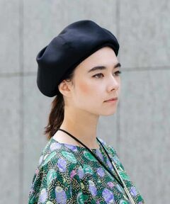 HIROKO KOSHINO / ヒロココシノ キャップ | タックデザインベレー /日本製/洗える