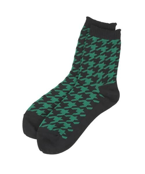 HIROKO KOSHINO / ヒロココシノ その他小物 | 千鳥柄ジャカードソックス/日本製/洗濯機で洗える | 詳細1