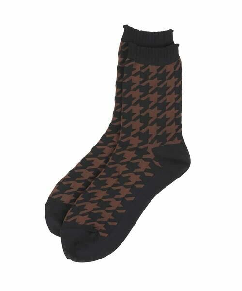 HIROKO KOSHINO / ヒロココシノ その他小物 | 千鳥柄ジャカードソックス/日本製/洗濯機で洗える | 詳細6