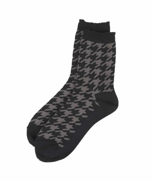 HIROKO KOSHINO / ヒロココシノ その他小物 | 千鳥柄ジャカードソックス/日本製/洗濯機で洗える | 詳細7