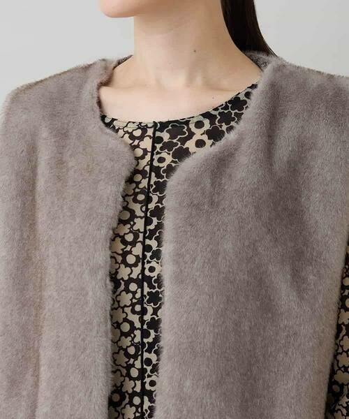 HIROKO KOSHINO / ヒロココシノ ベスト | エコファーニットジレ | 詳細3