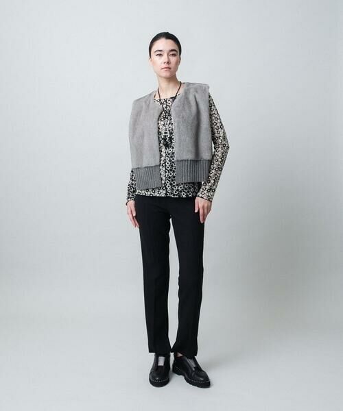HIROKO KOSHINO / ヒロココシノ ベスト | エコファーニットジレ | 詳細9