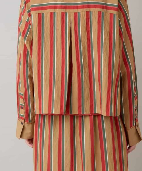HIROKO KOSHINO / ヒロココシノ シャツ・ブラウス | ストライプスデザインシャツブラウス /洗える | 詳細10