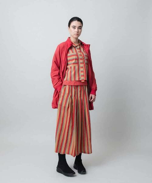 HIROKO KOSHINO / ヒロココシノ シャツ・ブラウス | ストライプスデザインシャツブラウス /洗える | 詳細13