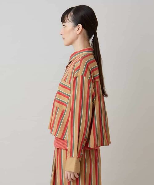 HIROKO KOSHINO / ヒロココシノ シャツ・ブラウス | ストライプスデザインシャツブラウス /洗える | 詳細2
