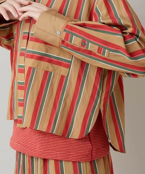 HIROKO KOSHINO / ヒロココシノ シャツ・ブラウス | ストライプスデザインシャツブラウス /洗える | 詳細9