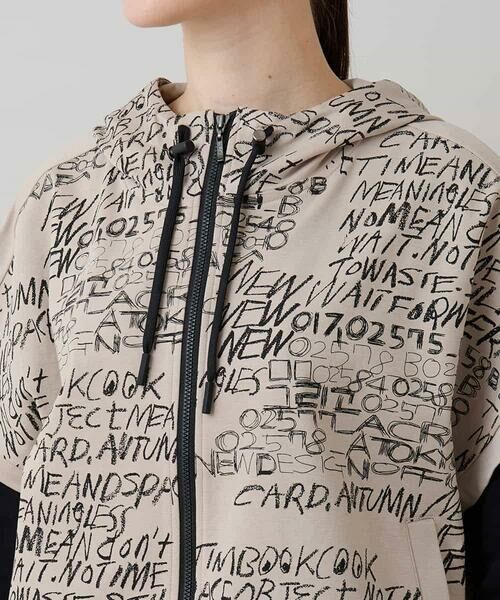 HIROKO KOSHINO / ヒロココシノ ベスト | ロゴデザインフレンチスリーブベスト/洗える | 詳細4