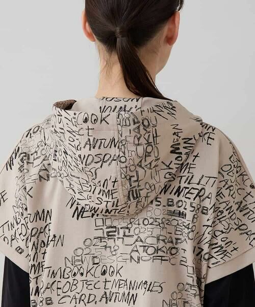 HIROKO KOSHINO / ヒロココシノ ベスト | ロゴデザインフレンチスリーブベスト/洗える | 詳細5