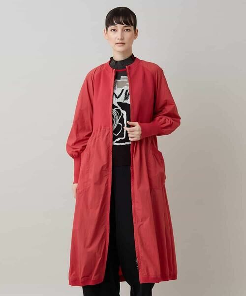 HIROKO KOSHINO / ヒロココシノ ロング・マキシ丈ワンピース | ギャザーデザインワンピース/洗える | 詳細3