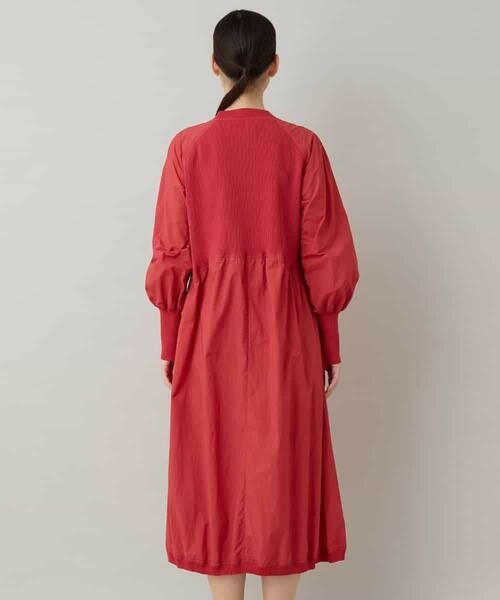 HIROKO KOSHINO / ヒロココシノ ロング・マキシ丈ワンピース | ギャザーデザインワンピース/洗える | 詳細5