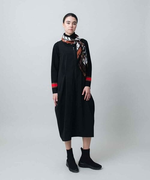 HIROKO KOSHINO / ヒロココシノ ロング・マキシ丈スカート | ドレープポケットデザインジャンパースカート/洗える | 詳細10