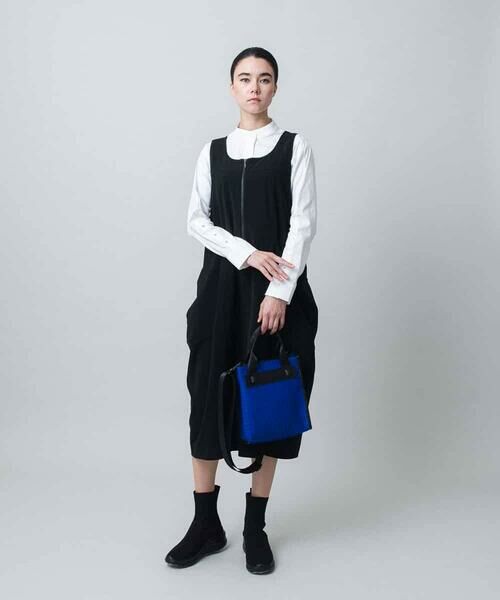 HIROKO KOSHINO / ヒロココシノ ロング・マキシ丈スカート | ドレープポケットデザインジャンパースカート/洗える | 詳細11