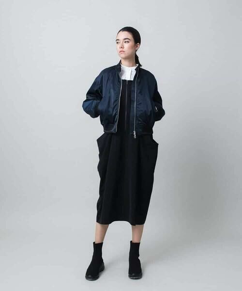 HIROKO KOSHINO / ヒロココシノ ロング・マキシ丈スカート | ドレープポケットデザインジャンパースカート/洗える | 詳細12