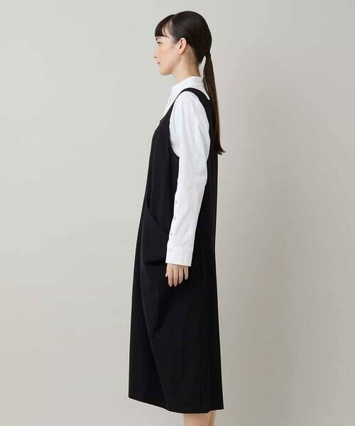 HIROKO KOSHINO / ヒロココシノ ロング・マキシ丈スカート | ドレープポケットデザインジャンパースカート/洗える | 詳細2