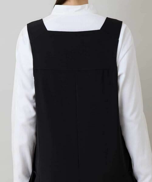 HIROKO KOSHINO / ヒロココシノ ロング・マキシ丈スカート | ドレープポケットデザインジャンパースカート/洗える | 詳細5