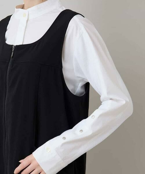 HIROKO KOSHINO / ヒロココシノ ロング・マキシ丈スカート | ドレープポケットデザインジャンパースカート/洗える | 詳細7