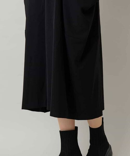 HIROKO KOSHINO / ヒロココシノ ロング・マキシ丈スカート | ドレープポケットデザインジャンパースカート/洗える | 詳細9