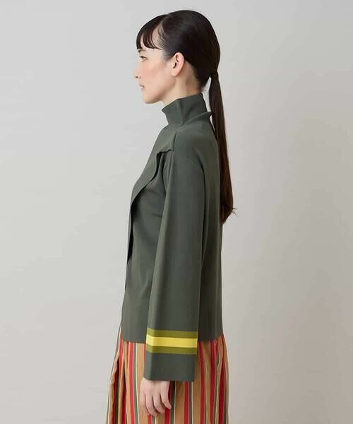 HIROKO KOSHINO / ヒロココシノ ニット・セーター | オーバーラップデザインプルオーバー/洗える | 詳細1