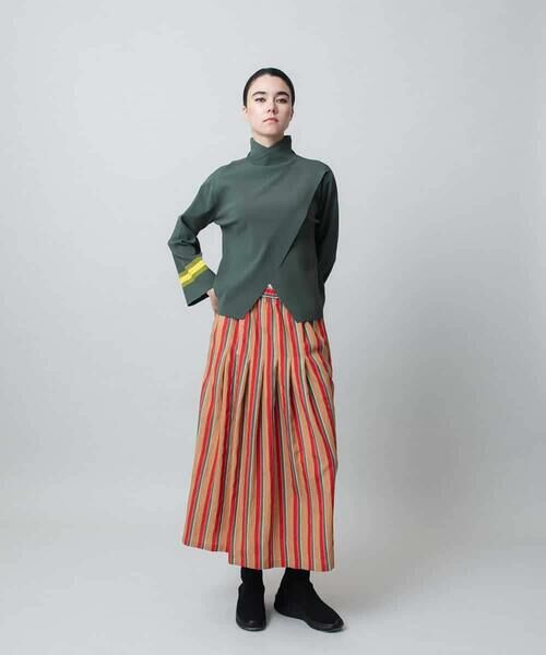 HIROKO KOSHINO / ヒロココシノ ニット・セーター | オーバーラップデザインプルオーバー/洗える | 詳細9