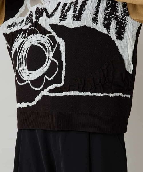 HIROKO KOSHINO / ヒロココシノ ニット・セーター | アートデザインニットプルオーバー/日本製 | 詳細6