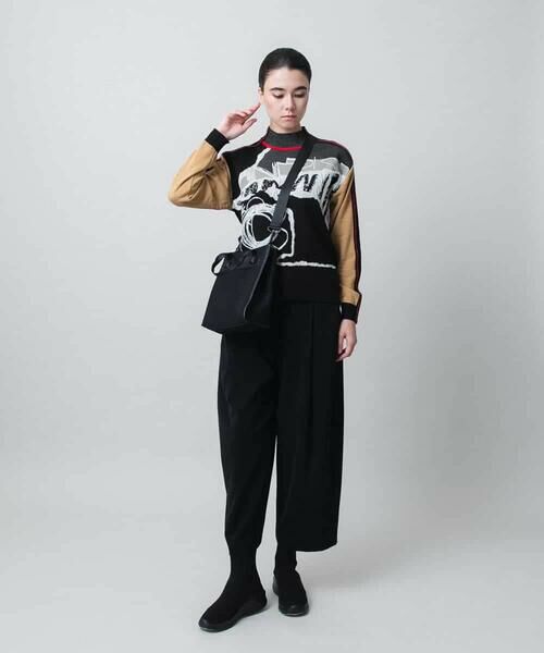 HIROKO KOSHINO / ヒロココシノ ニット・セーター | アートデザインニットプルオーバー/日本製 | 詳細8