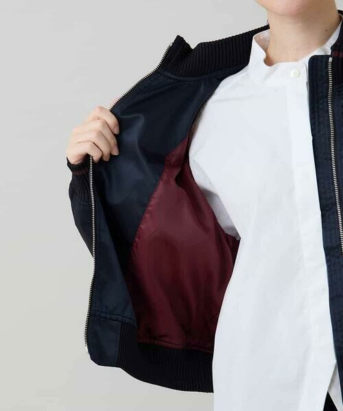 HIROKO KOSHINO / ヒロココシノ セットアップ | ヴィンテージライクナイロンスカジャン/洗える | 詳細10