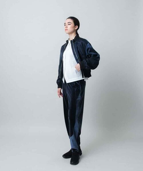HIROKO KOSHINO / ヒロココシノ セットアップ | ヴィンテージライクナイロンスカジャン/洗える | 詳細14