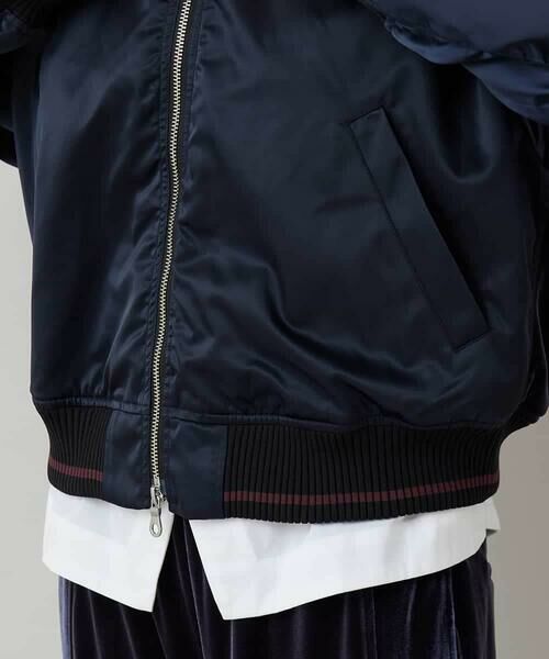 HIROKO KOSHINO / ヒロココシノ セットアップ | ヴィンテージライクナイロンスカジャン/洗える | 詳細9