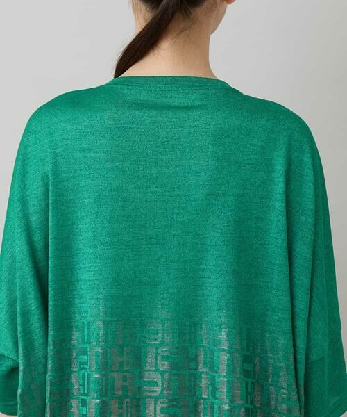 HIROKO KOSHINO / ヒロココシノ カットソー | グリッターロゴカットソー/日本製/洗える | 詳細4