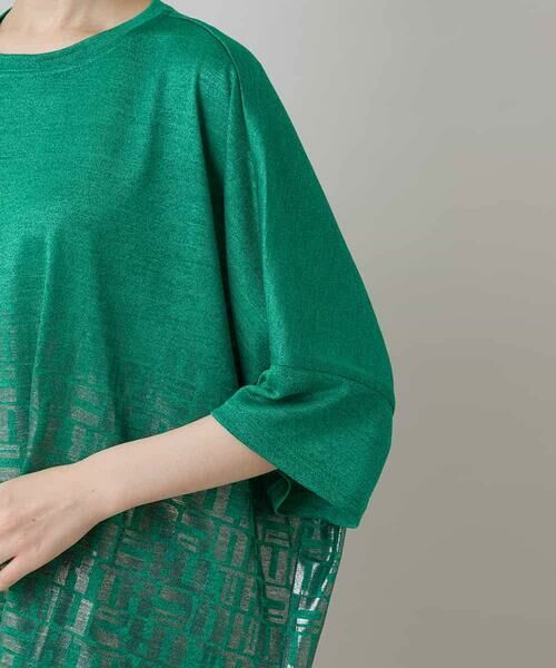 HIROKO KOSHINO / ヒロココシノ カットソー | グリッターロゴカットソー/日本製/洗える | 詳細5