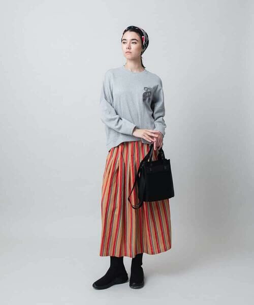 HIROKO KOSHINO / ヒロココシノ スウェット | グリッター裏毛プルオーバー/日本製/洗える | 詳細10