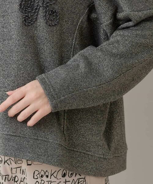 HIROKO KOSHINO / ヒロココシノ スウェット | グリッター裏毛プルオーバー/日本製/洗える | 詳細5