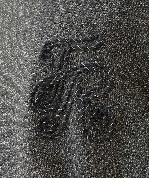 HIROKO KOSHINO / ヒロココシノ スウェット | グリッター裏毛プルオーバー/日本製/洗える | 詳細7