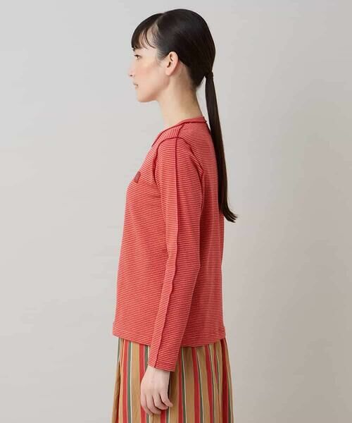 HIROKO KOSHINO / ヒロココシノ カットソー | ハイストレッチボーダーカットソー/日本製/洗える | 詳細1