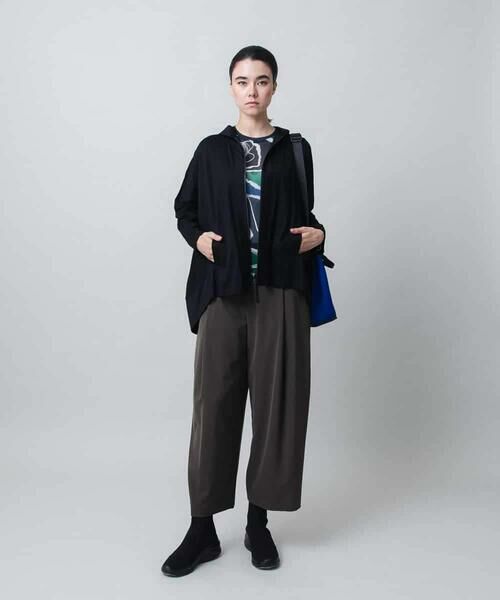 HIROKO KOSHINO / ヒロココシノ カットソー | アートプリントチュールカットソー/日本製/洗える | 詳細9