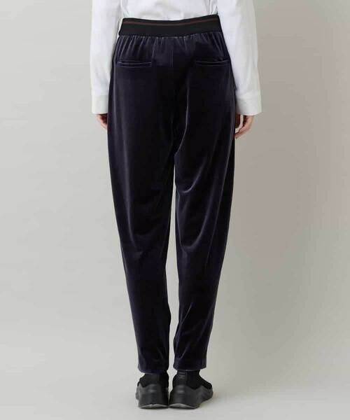 HIROKO KOSHINO / ヒロココシノ チノ・ワークパンツ | ラウンドシルエットベロアパンツ/洗える | 詳細3