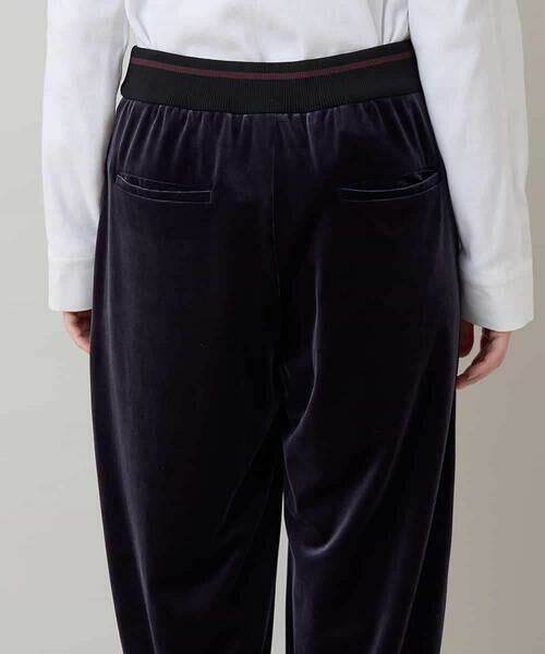 HIROKO KOSHINO / ヒロココシノ チノ・ワークパンツ | ラウンドシルエットベロアパンツ/洗える | 詳細8