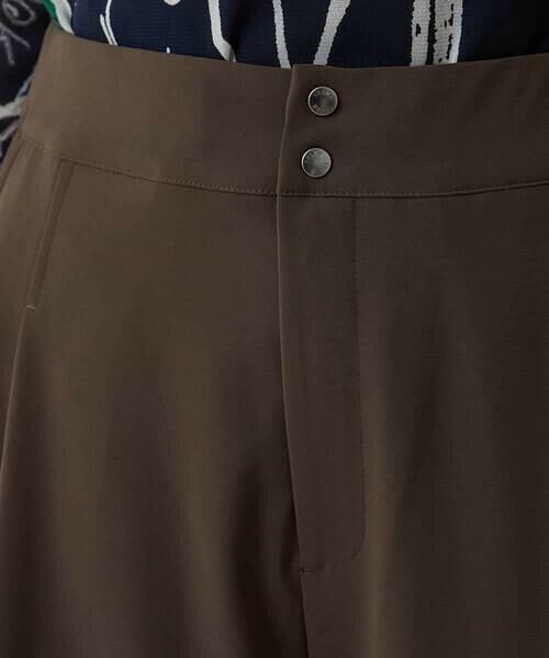 HIROKO KOSHINO / ヒロココシノ その他パンツ | タックドレープセミワイドパンツ/洗える | 詳細3