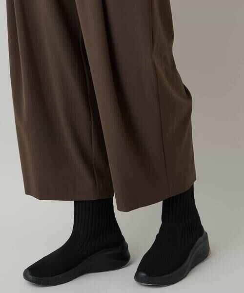 HIROKO KOSHINO / ヒロココシノ その他パンツ | タックドレープセミワイドパンツ/洗える | 詳細7