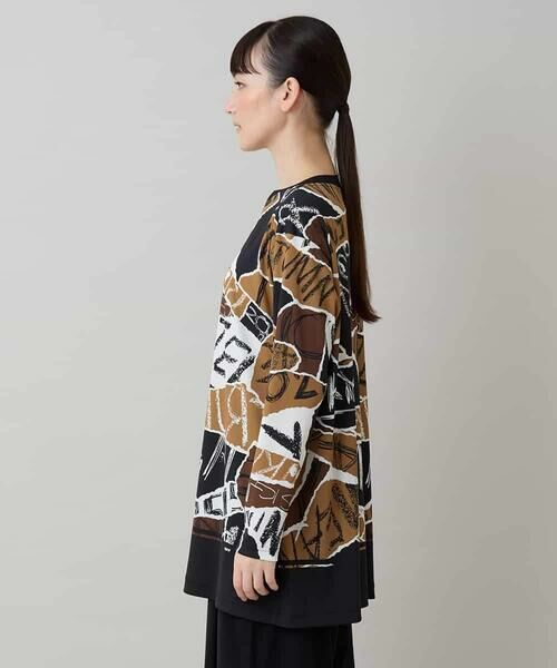 HIROKO KOSHINO / ヒロココシノ チュニック | アートプリントチュニックプルオーバー/日本製/洗える | 詳細1