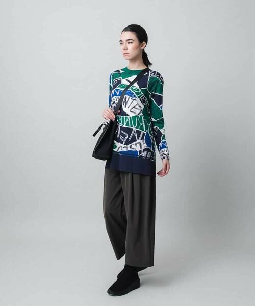HIROKO KOSHINO / ヒロココシノ チュニック | アートプリントチュニックプルオーバー/日本製/洗える | 詳細10