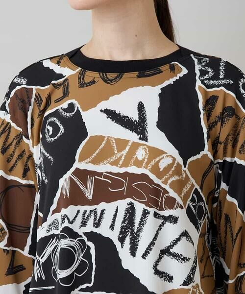 HIROKO KOSHINO / ヒロココシノ チュニック | アートプリントチュニックプルオーバー/日本製/洗える | 詳細3