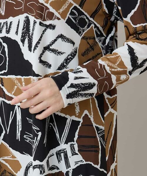 HIROKO KOSHINO / ヒロココシノ チュニック | アートプリントチュニックプルオーバー/日本製/洗える | 詳細5