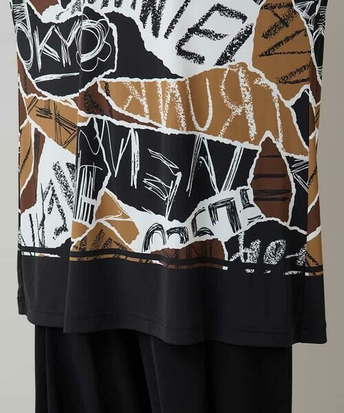 HIROKO KOSHINO / ヒロココシノ チュニック | アートプリントチュニックプルオーバー/日本製/洗える | 詳細6